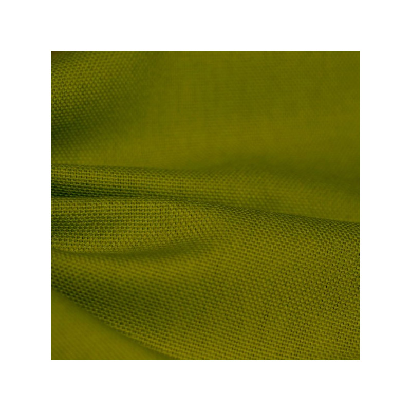 Tissu bachette vert chenille