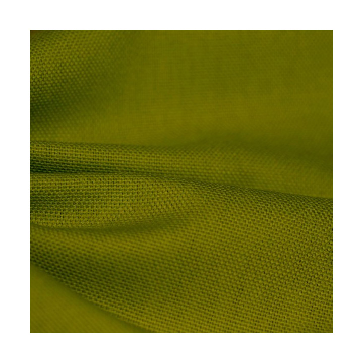 Tissu bachette vert chenille