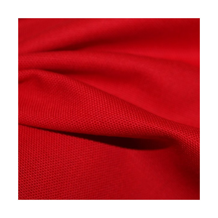Tissu bachette rouge
