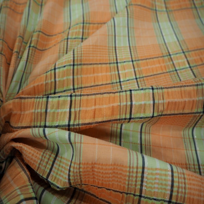 Madras orange/vert anis