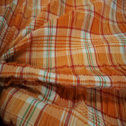 Madras orange/ rouge