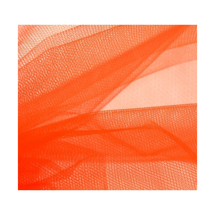 Pièce de tulle orange