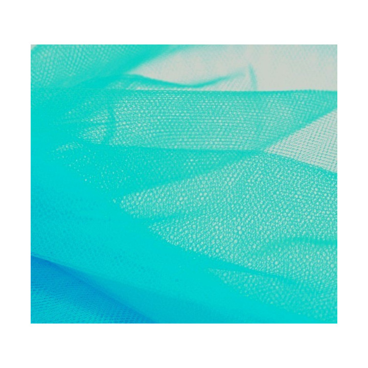 Pièce de tulle turquoise