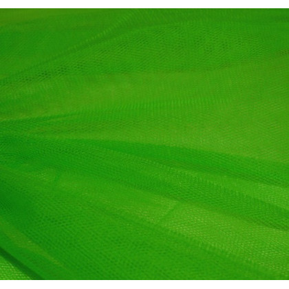 Pièce de tulle vert