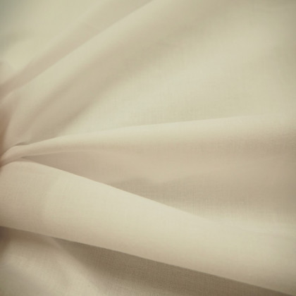 Voile de coton blanc