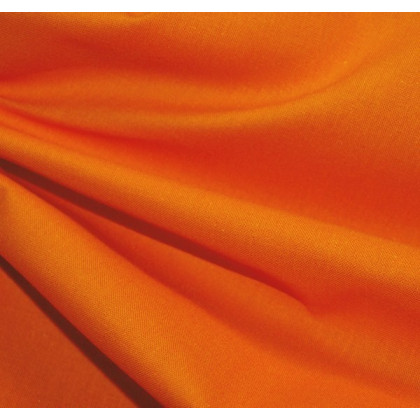 Coton uni orange