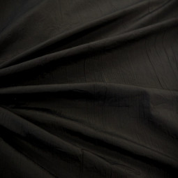 Tissu froissé noir