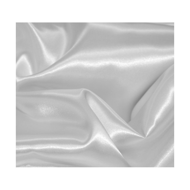 Satin blanc