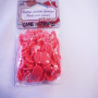 Boutons pressions plastique fuchsia