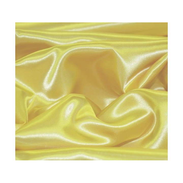 Satin jaune pâle