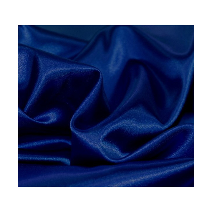 Satin bleu roi