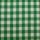 Tissu vichy moyen carreaux vert cru