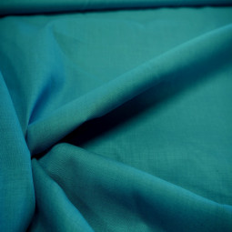 Coton uni turquoise