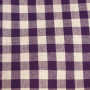 Tissu vichy moyen carreaux  violet