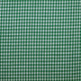 Tissu vichy petits carreaux vert cru