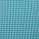 Tissu vichy petits carreaux bleu turquoise