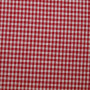 Tissu vichy petits carreaux rouge