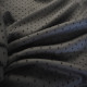 Tissu jersey gris moyen pois noir 05