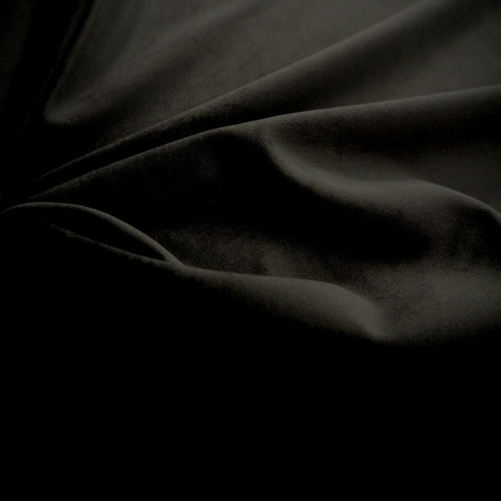 Tissu velours 100% coton noir