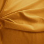 Tissu velours moutarde