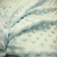 Tissu polaire Minky bleu ciel