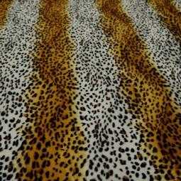 Tissu imitation peau de bête "léopard"