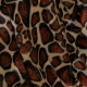 Tissu imitation peau de bête "girafe"