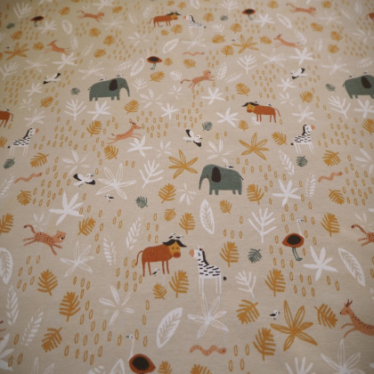 Tissu jersey imprimé enfant