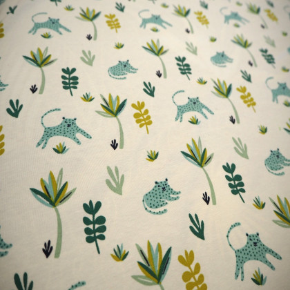 Tissu jersey imprimé enfant