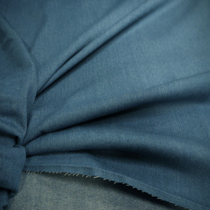 Tissu jeans bleu