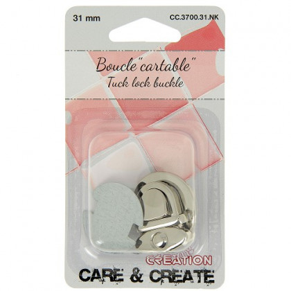 Boucle cartable 31 mm Nickel