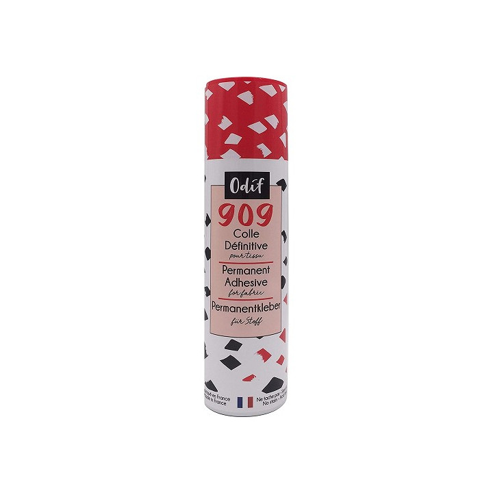 Spray 250 ml colle définitive tissu 909 Odif