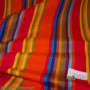 Tissu extérieur multico bleu/ fuchsia/orange