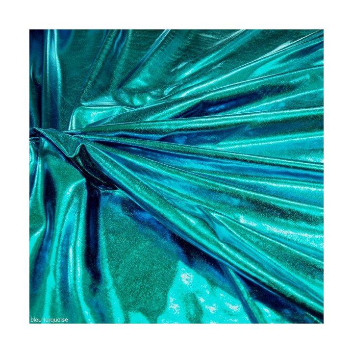 Lycra brillant turquoise