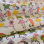Tissu coton Cactus girls