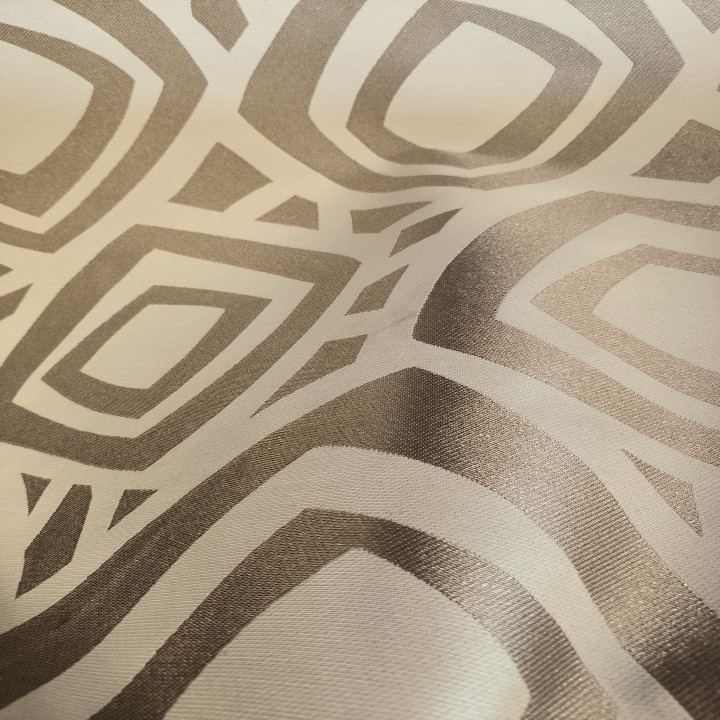 Jacquard beige bronze