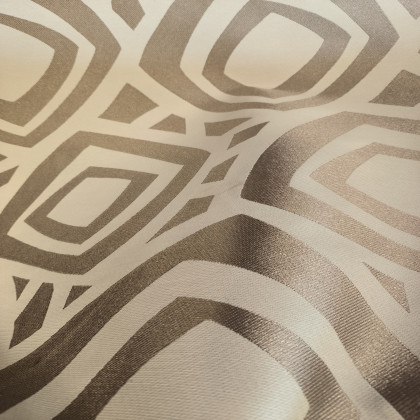Jacquard beige bronze