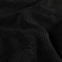 Velours côtelé noir