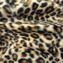 Tissu imitation peau de bête léopard
