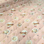 Tissu matelassé bébé rose