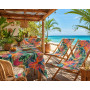 Tissu Outdoor Tropical Paradise – Imprimé Exotique