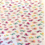 Coton imprimé papillon aquarelle