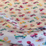 Coton imprimé papillon aquarelle