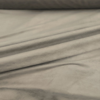 Tissu  "faux daim" beige
