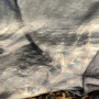 Tissu Tie and dye anthracite