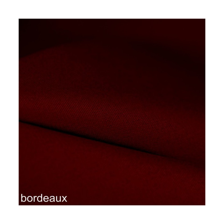 Tissu extérieur bordeaux