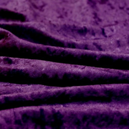 panne de velours violet